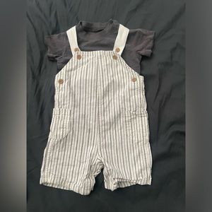 Baby 2-Piece Tee & Shortall Set